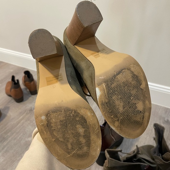 Green chunky heels - Picture 3 of 3